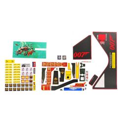 James Bond 007 Premium & LE Full Playfield Decal Set